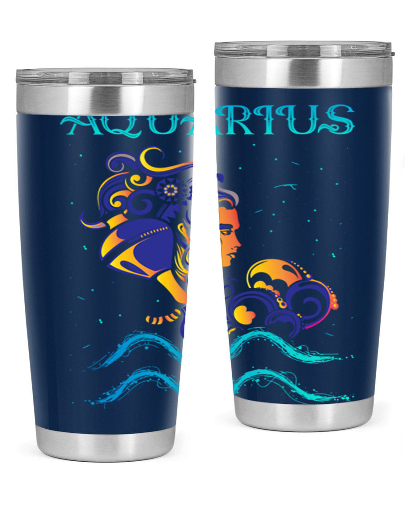 AquariusZodiac 76#- zodiac- Tumbler