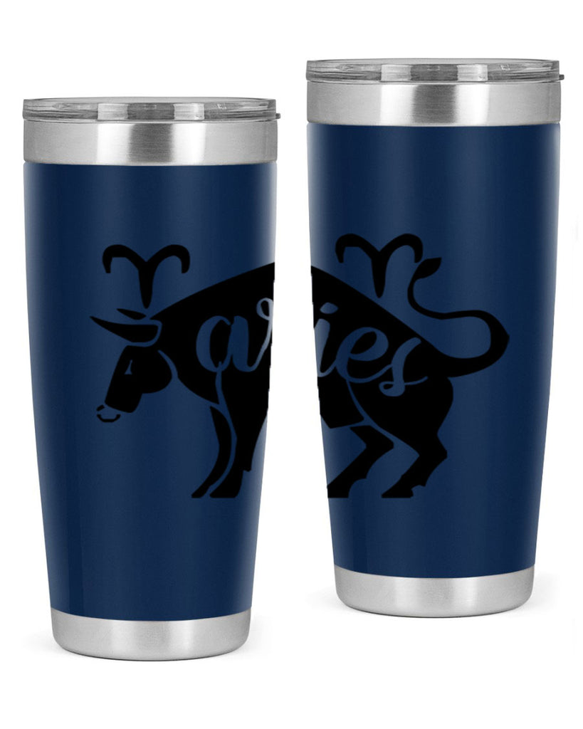 Aries 104#- zodiac- Tumbler