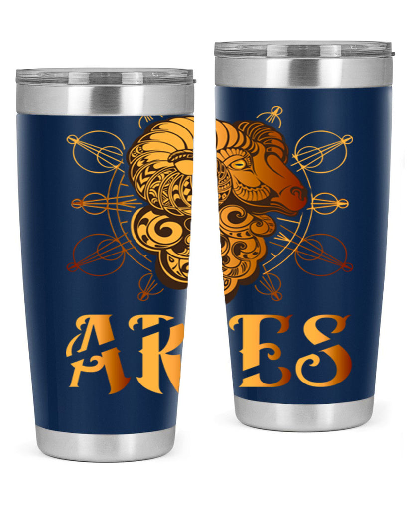 Aries 121#- zodiac- Tumbler