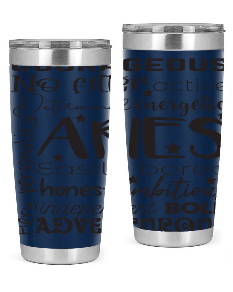 Aries 564#- zodiac- Tumbler