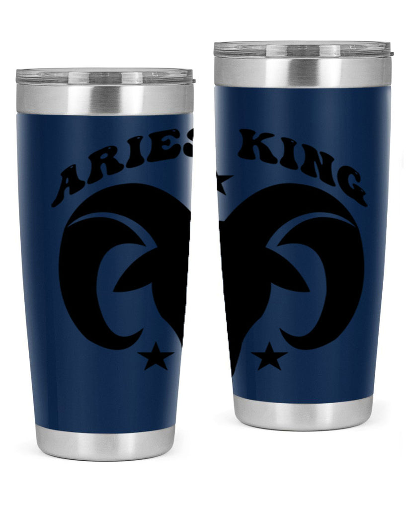 Aries king 110#- zodiac- Tumbler