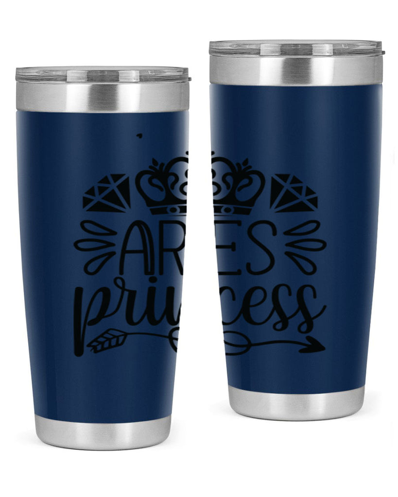 Aries princess 114#- zodiac- Tumbler