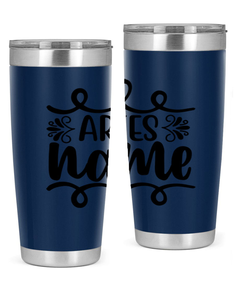 Ariesname 112#- zodiac- Tumbler