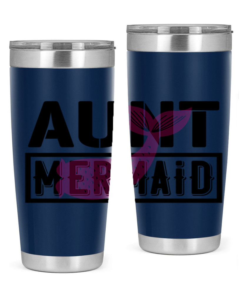 Aunt mermaid 17#- mermaid- Tumbler