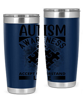 Autism awareness Style 43#- autism- Tumbler