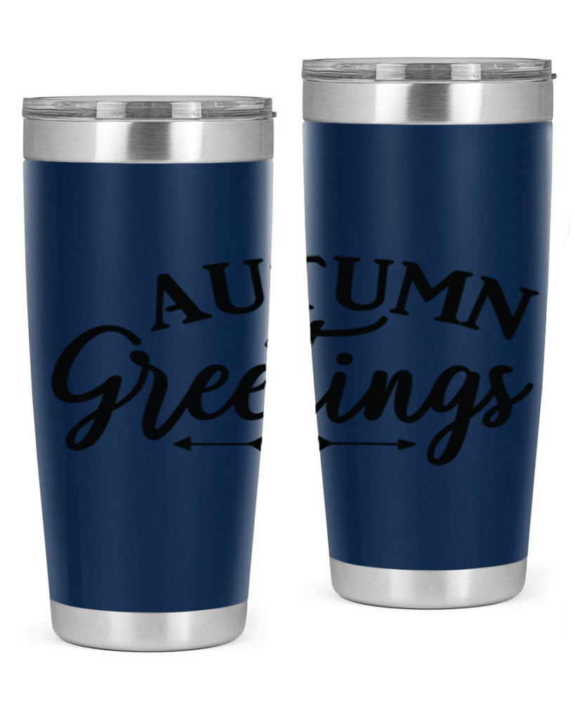 Autumn Greetings 16#- fall- Tumbler