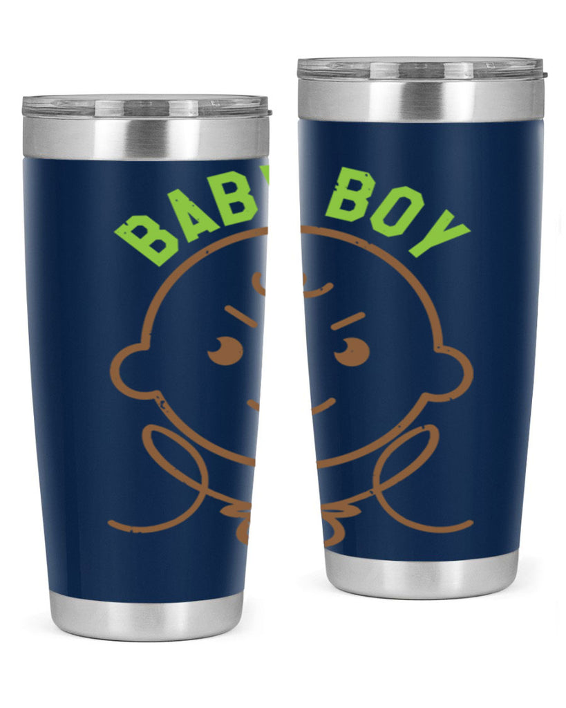 Baby Boy Style 4#- baby shower- tumbler