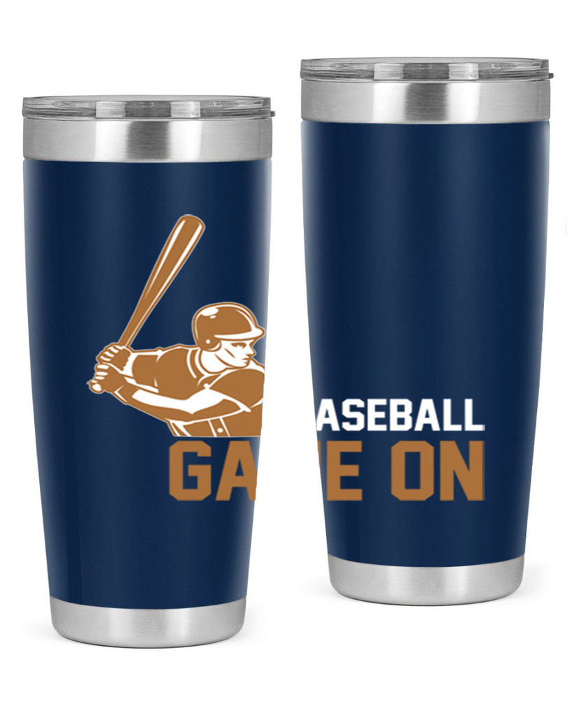 Baseball game 1446#- baseball- Tumbler