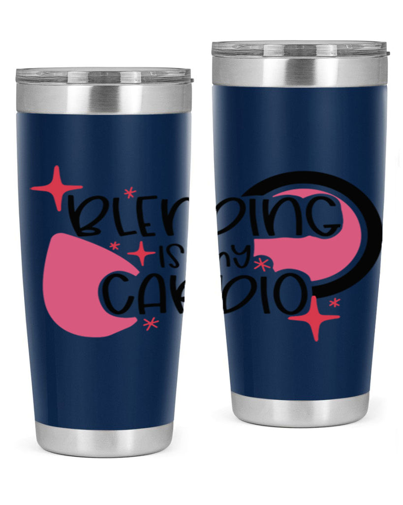 Blending Is My Cardio Style 128#- make up- Tumbler