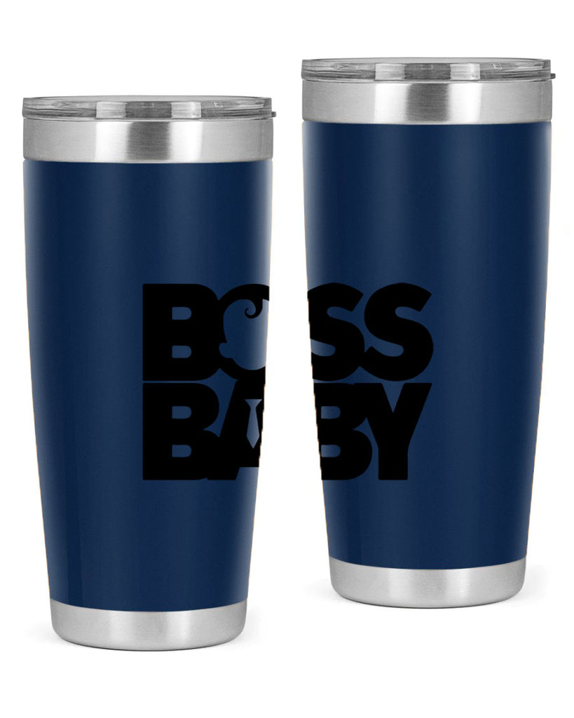 Boss Baby On Board 1#- black words phrases- Cotton Tank