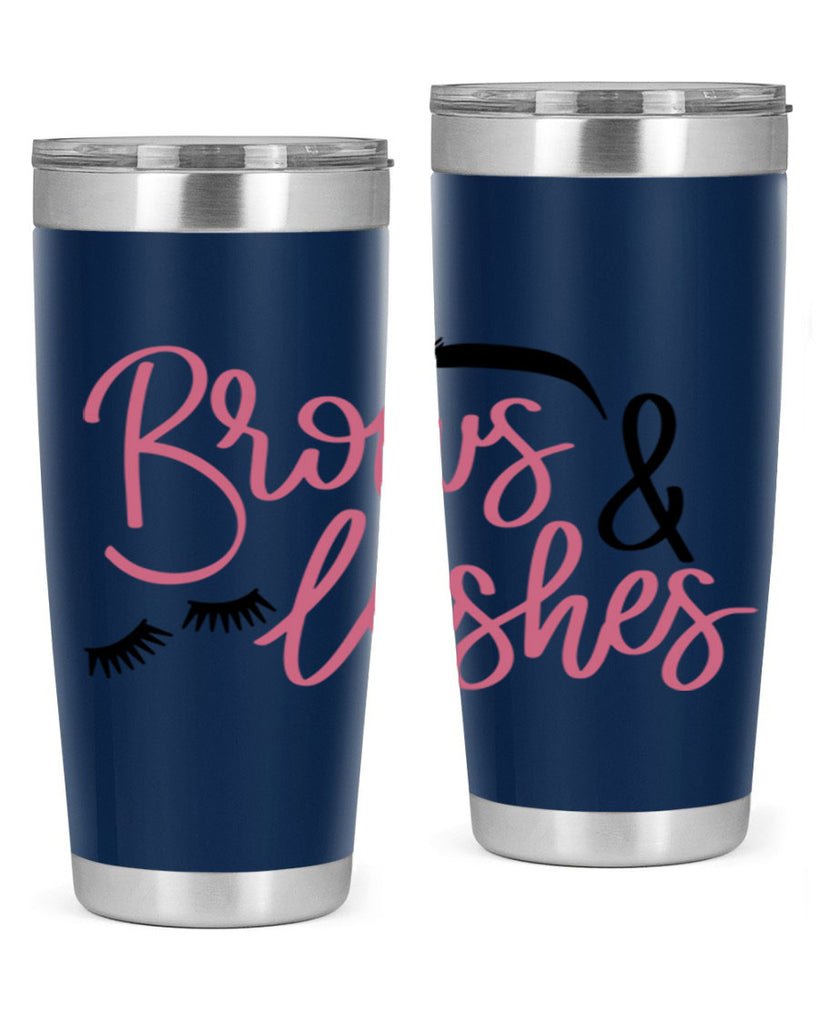 Brows Lashes Style 122#- make up- Tumbler