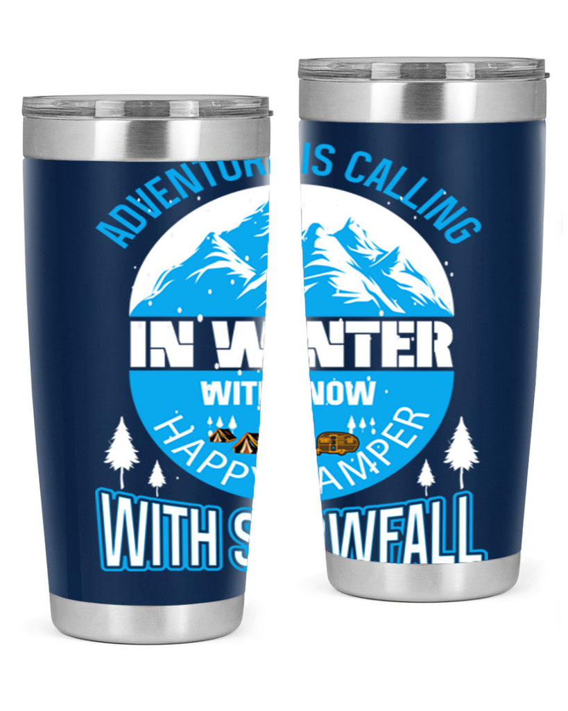 Camping Winter 39#- winter- Tumbler