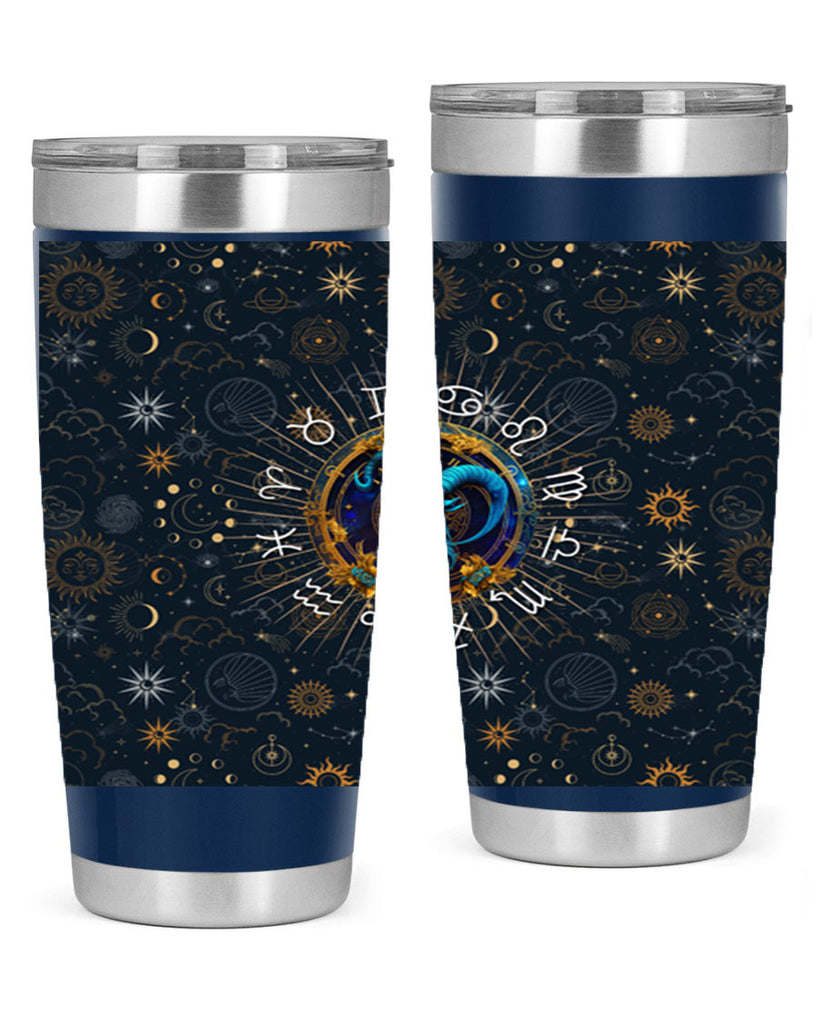 Capricorn Straight 184#- zodiac- Tumbler