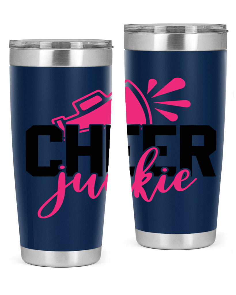 Cheer junkie 1390#- cheer- Tumbler