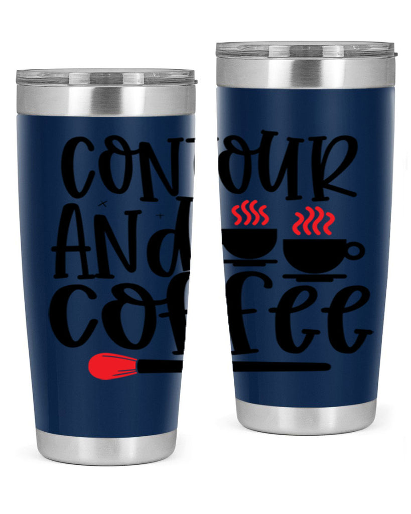 Contour And Coffee Style 242#- make up- Tumbler