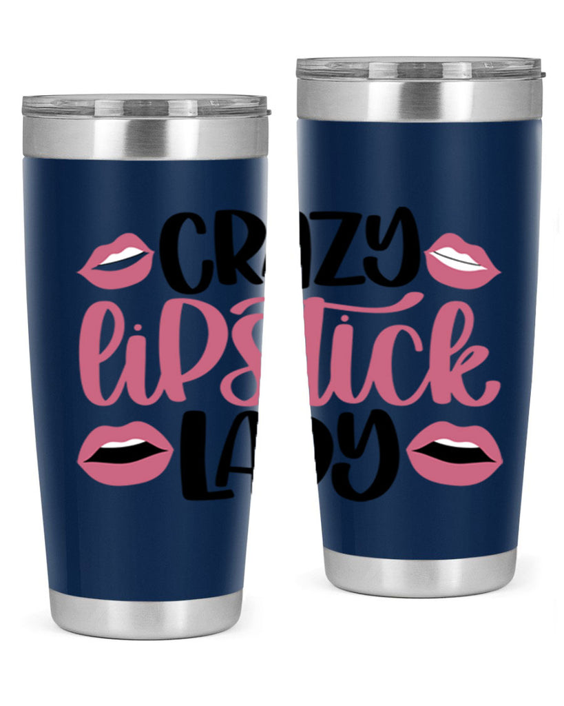 Crazy Lipstick Lady Style 107#- make up- Tumbler