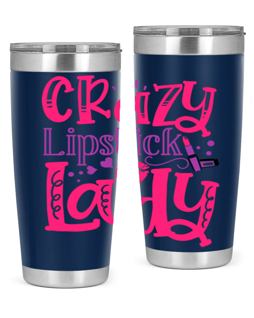 Crazy Lipstick Lady Style 241#- make up- Tumbler