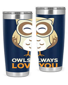 Cute Owl Always Love You A TurtleRabbit 3#- owl- Tumblers