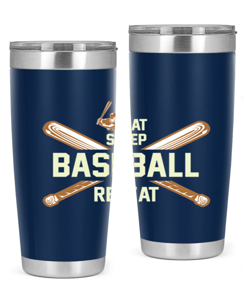 Eat 1285#- baseball- Tumbler
