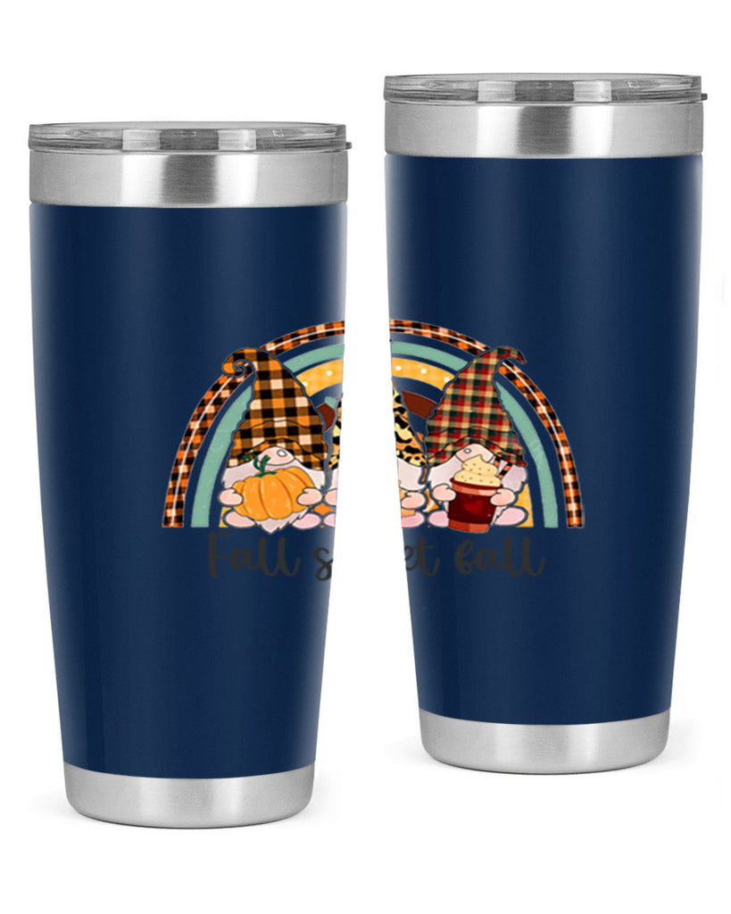 FallSweetFallGnomeRainbow 162#- fall- Tumbler