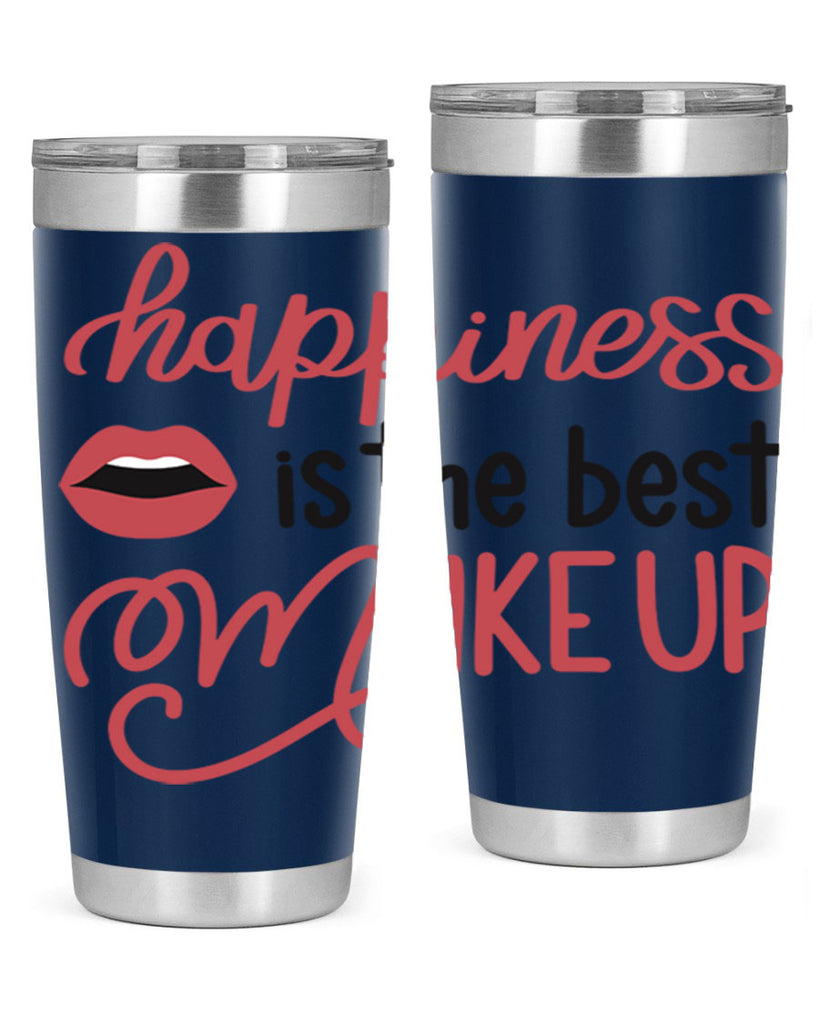 Happiness is the Best Makeup Style 94#- make up- Tumbler