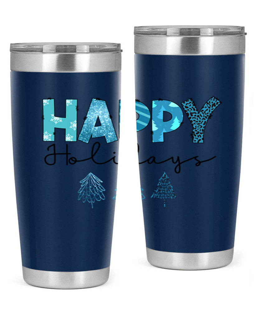 Happy Holidays 140#- winter- Tumbler