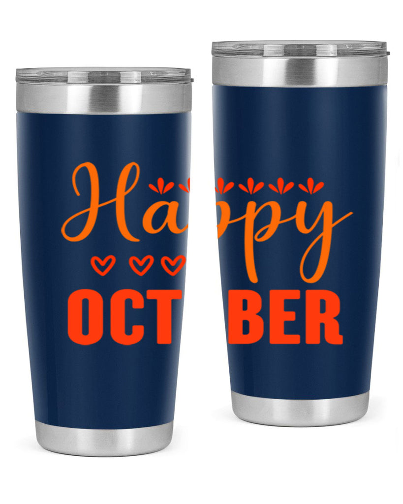 Happy October Design 237#- fall- Tumbler