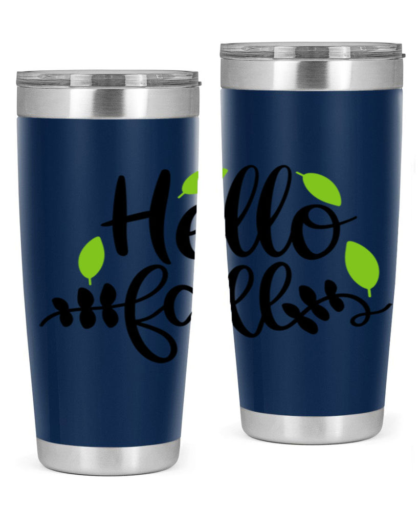 Hello Fall 283#- fall- Tumbler