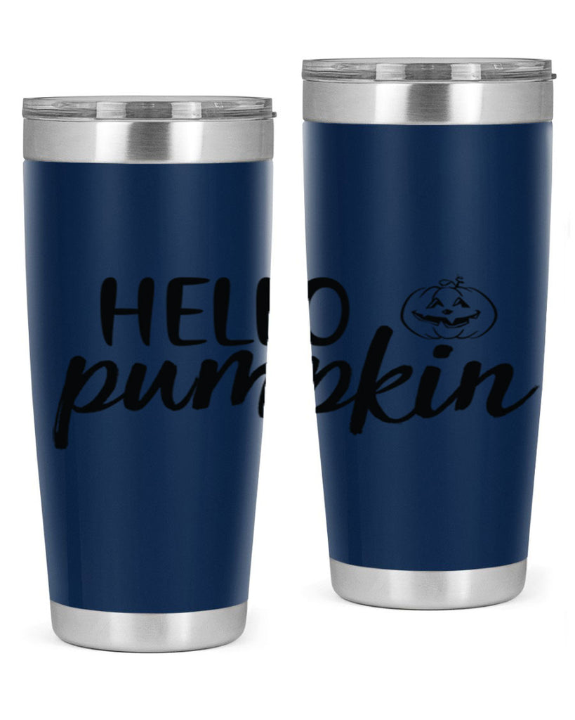 Hello Pumpkin 286#- fall- Tumbler