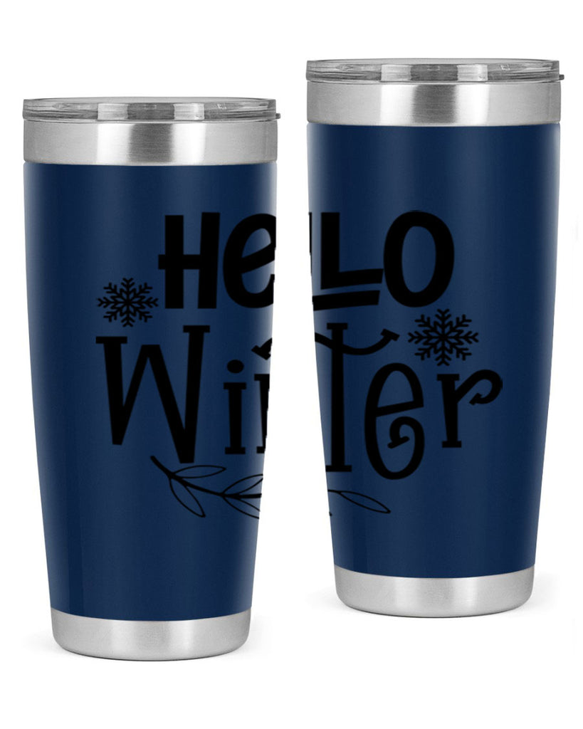 Hello Winter 168#- winter- Tumbler