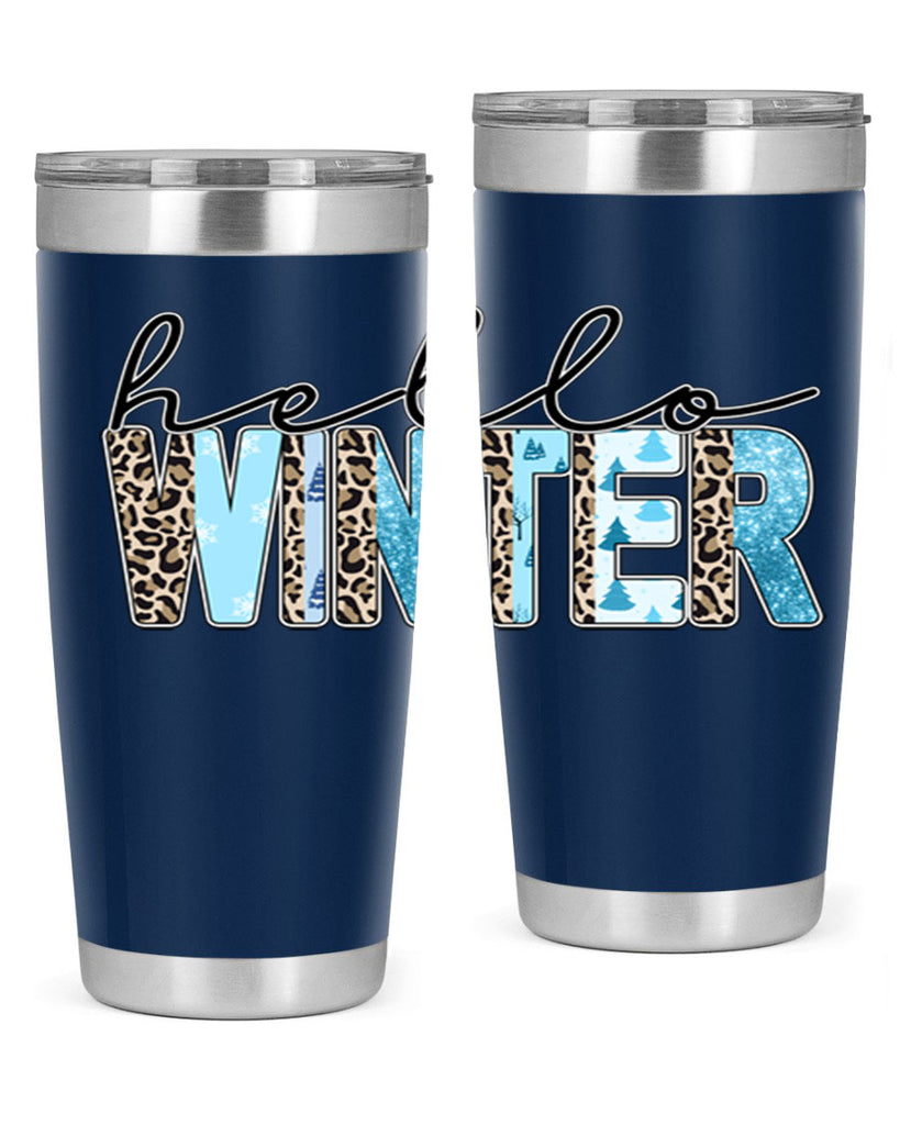 Hello Winter 189#- winter- Tumbler