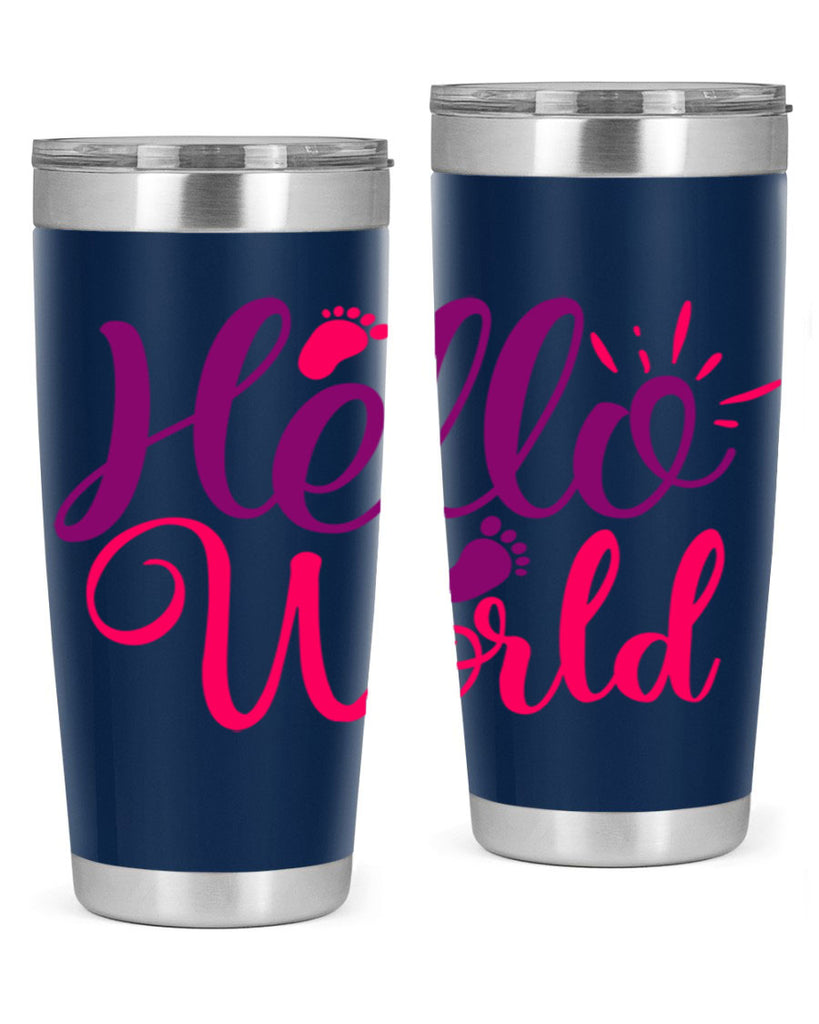 Hello World Style 260#- baby- tumbler