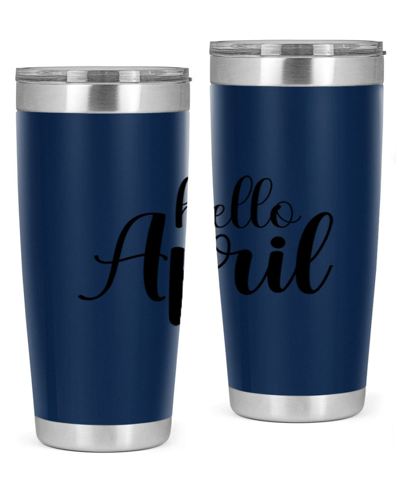 Hello april  219#- spring- Tumbler