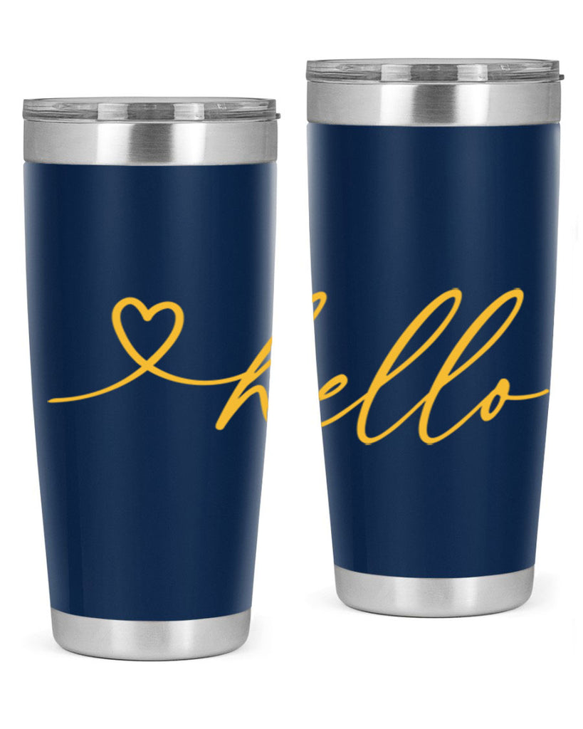 Hello heart183#- spring- Tumbler