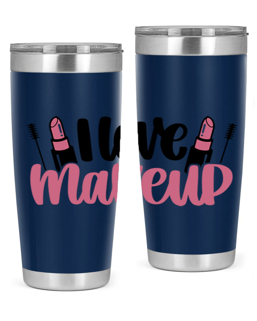 I Love Makeup Style 80#- make up- Tumbler