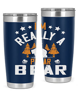 I'm really a polar bear 17#- Bears- Tumbler