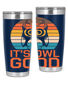 Its Owl Good Retro Owl A TurtleRabbit 10#- owl- Tumblers
