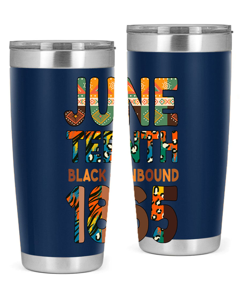 Juneteenth Black Unbound 1865 Png 33#- Juneteenth- tumbler