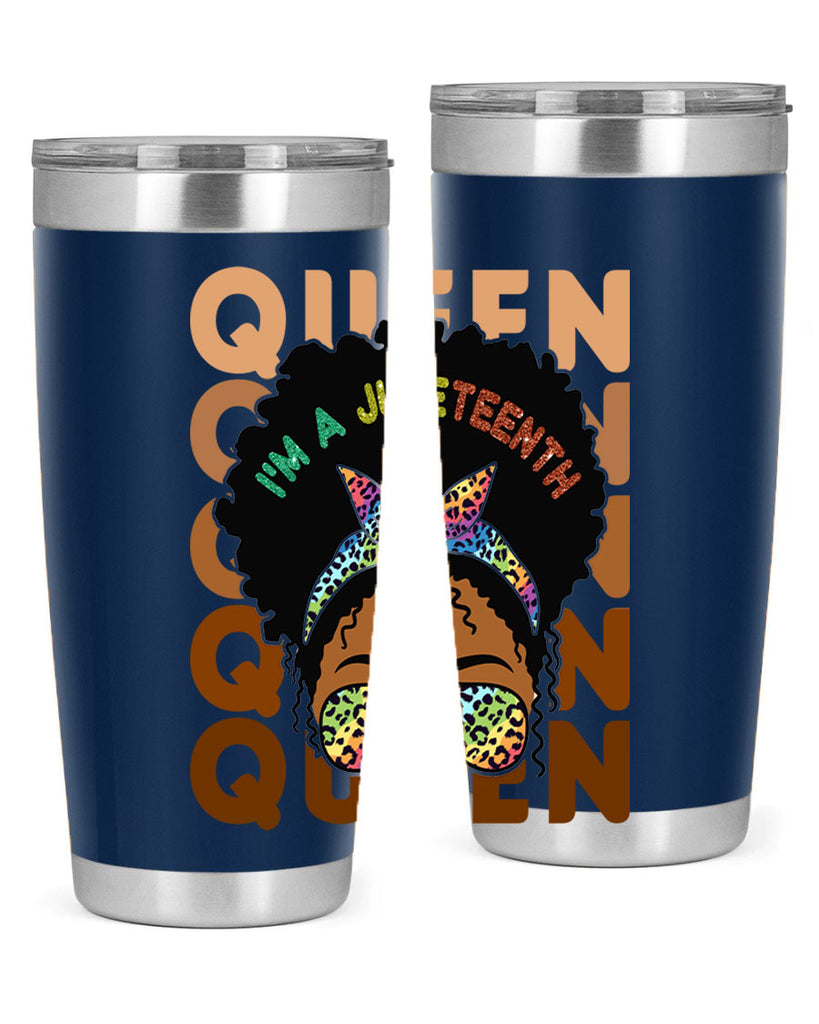 Juneteenth Queen Swag Black Melanin Png 26#- Juneteenth- tumbler