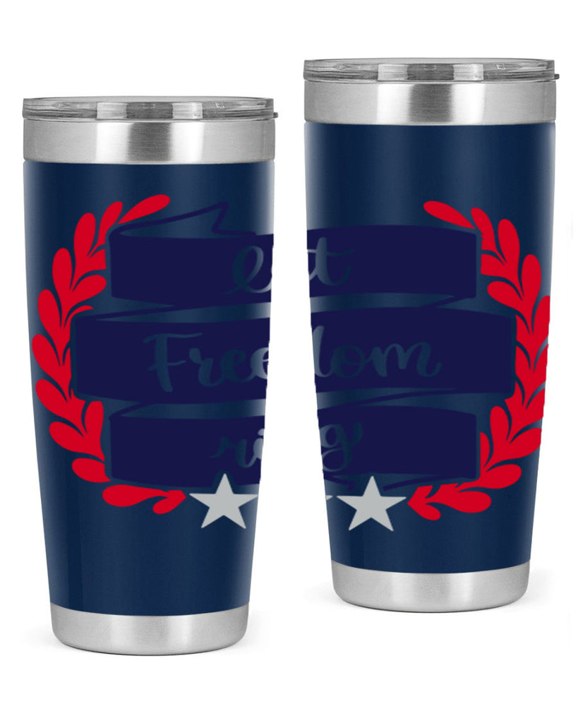Let Freedom Ring Style 159#- Fourt Of July- Tumbler