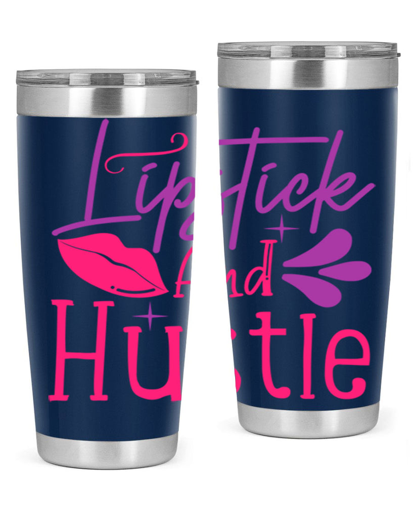 Lipstick And Hustle Style 229#- make up- Tumbler