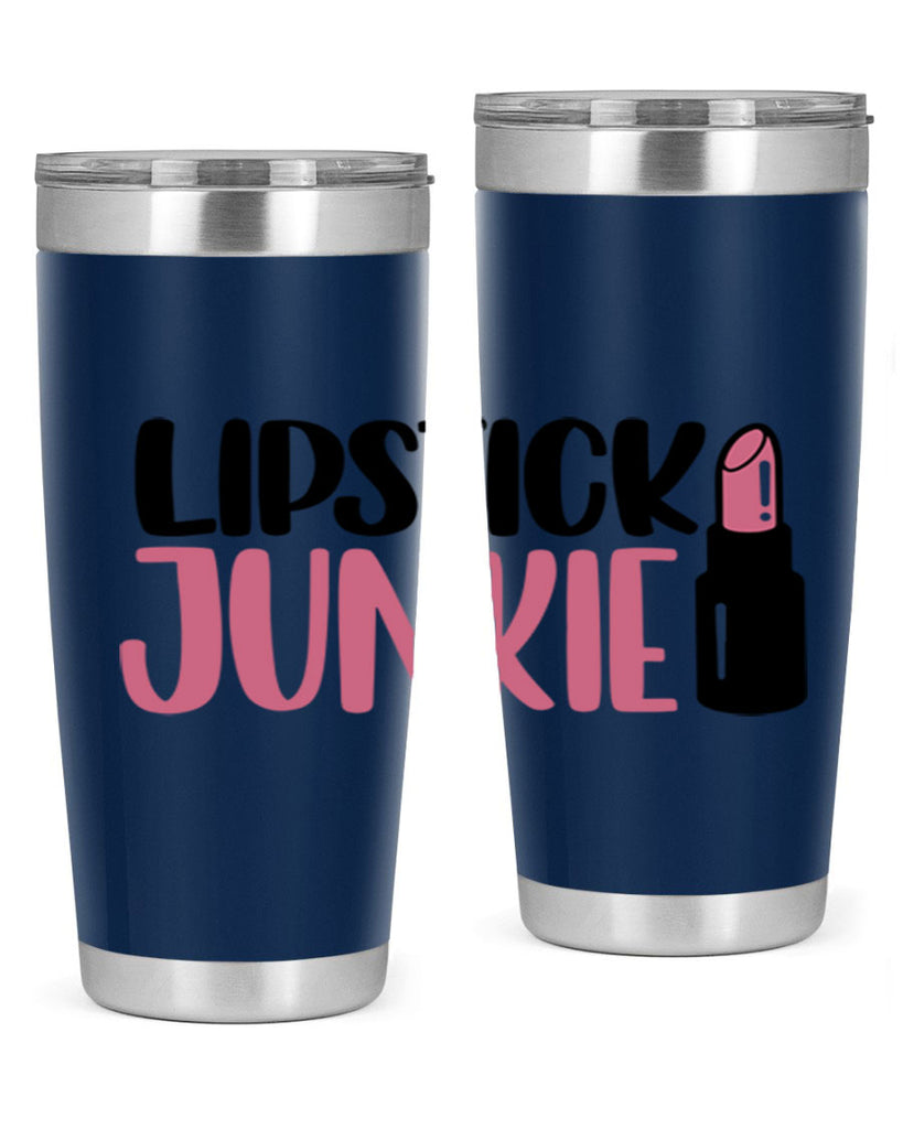 Lipstick Junkie Style 56#- make up- Tumbler