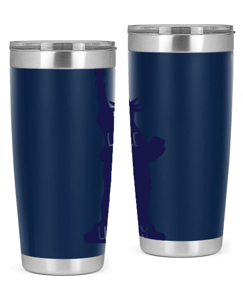 Little Miss Liberty Style 163#- Fourt Of July- Tumbler