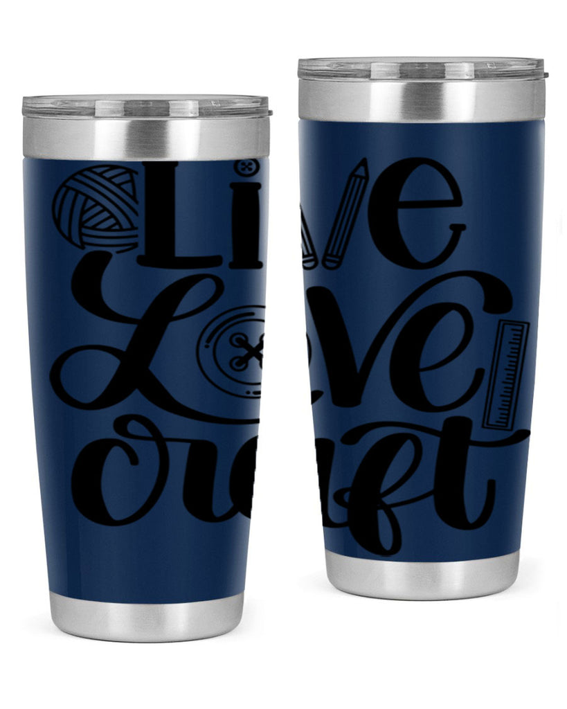 Live Love Craft 14#- crafting- Tumbler