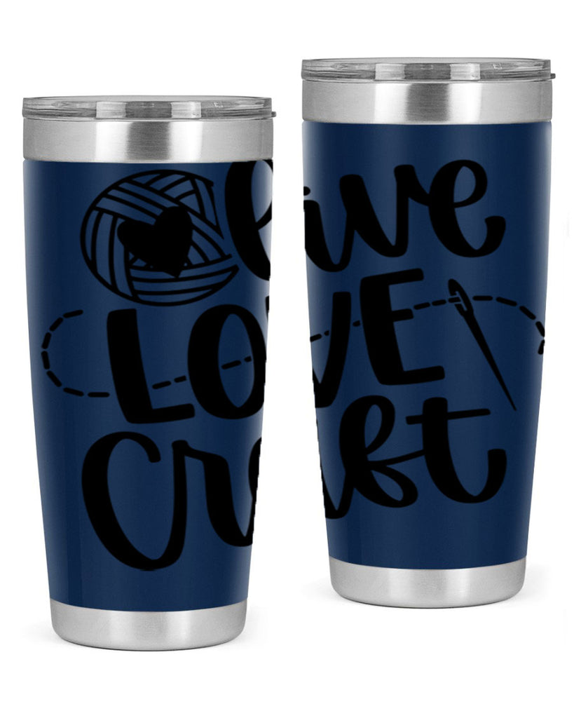 Live Love Craft 15#- crafting- Tumbler