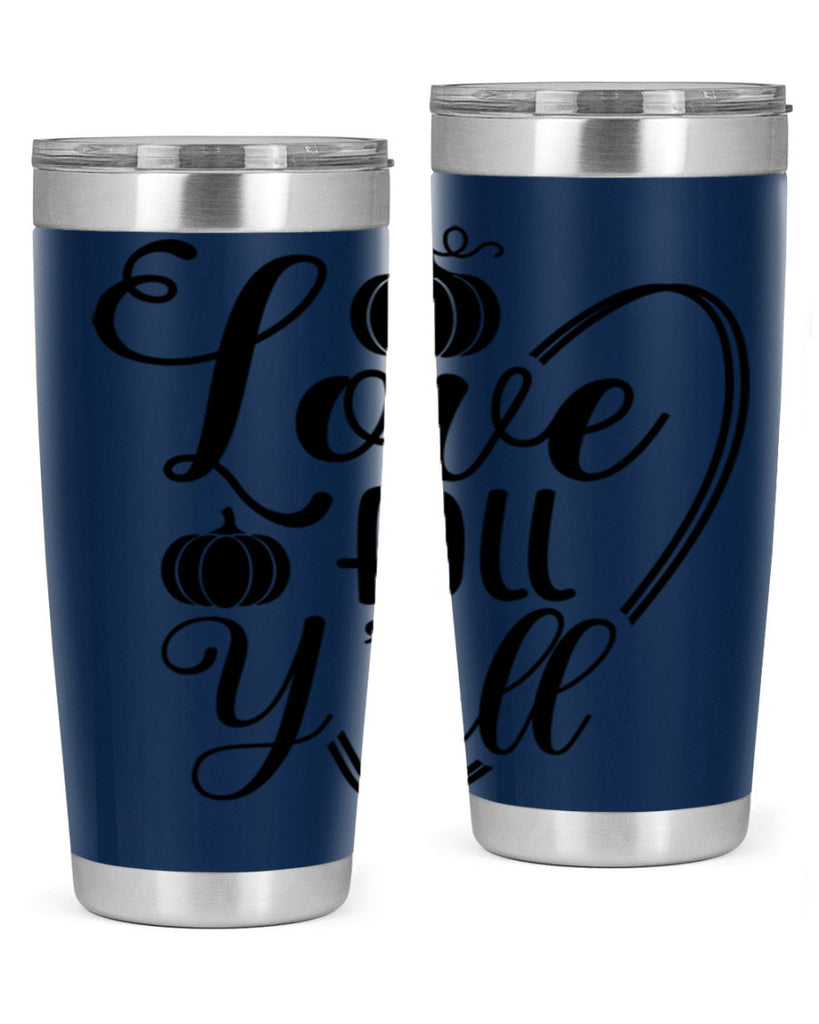 Love Fall Yall 412#- fall- Tumbler