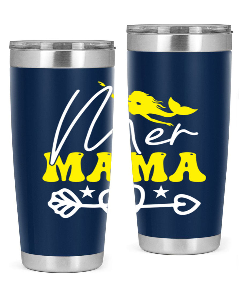 Mer Mama 332#- mermaid- Tumbler