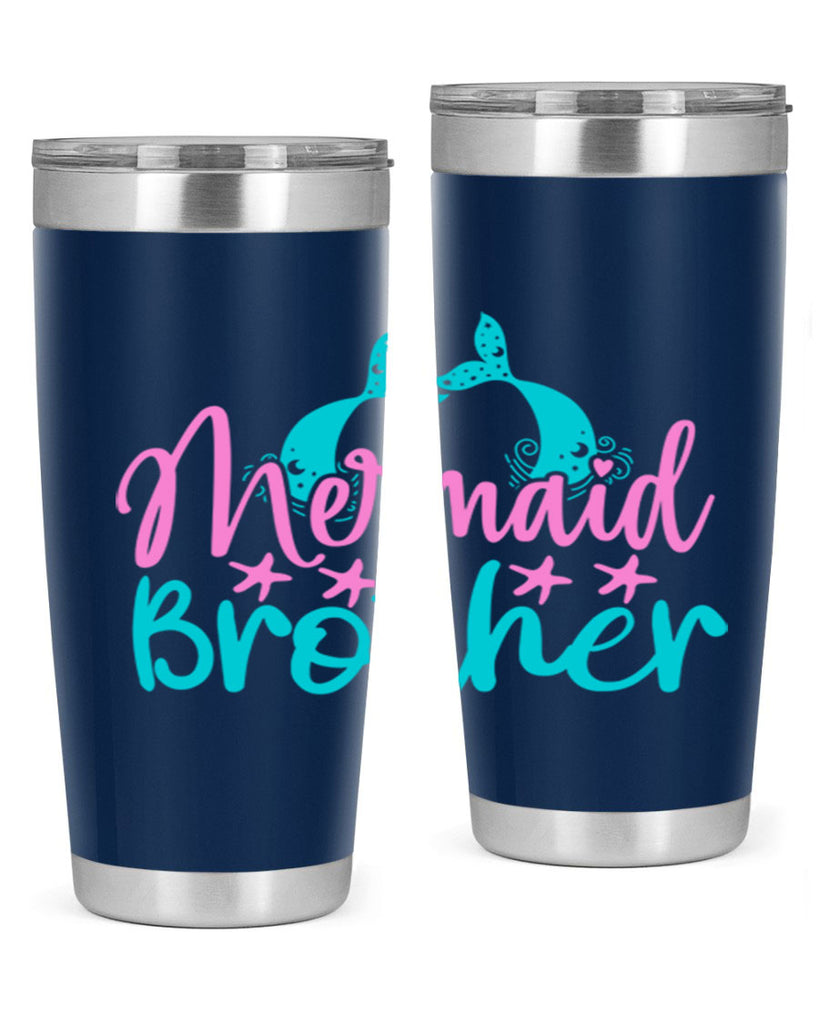 Mermaid Brother 354#- mermaid- Tumbler