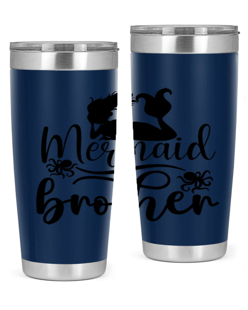 Mermaid Brother 355#- mermaid- Tumbler