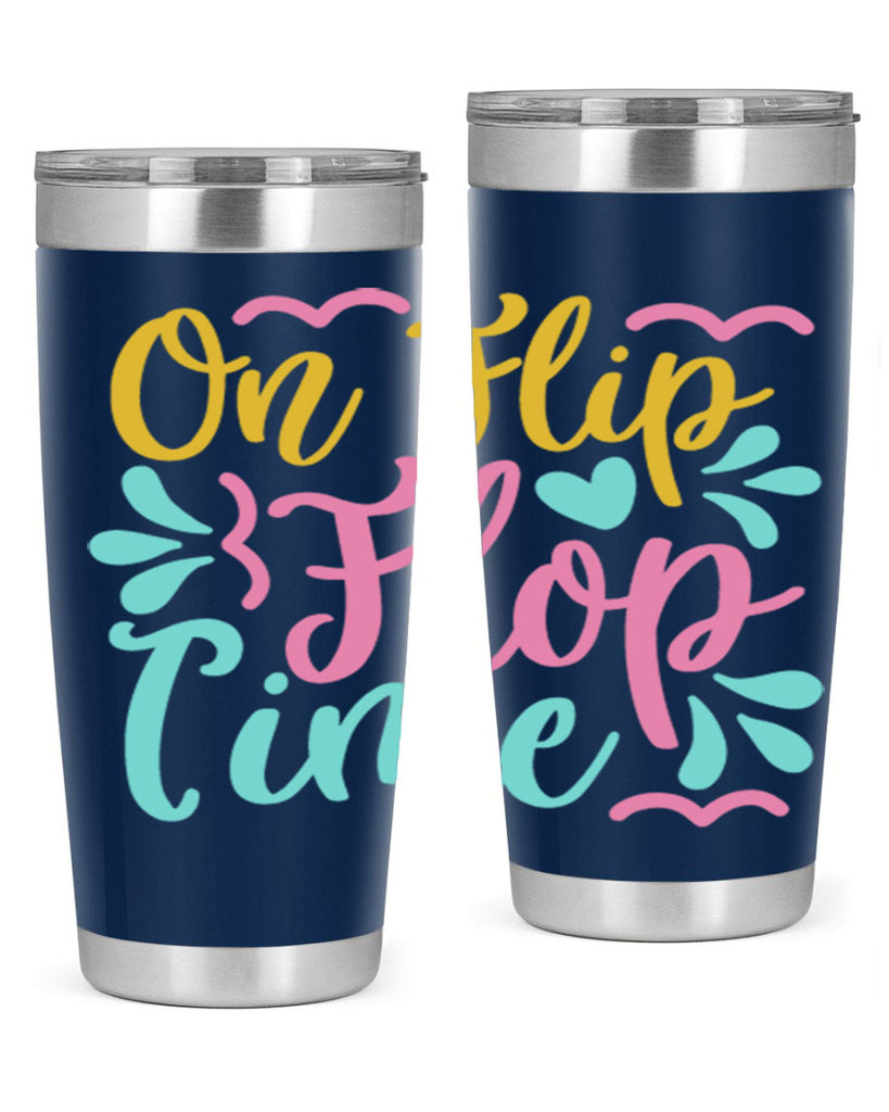 ON FLIP FLOP TIME Style 58#- summer- Tumbler
